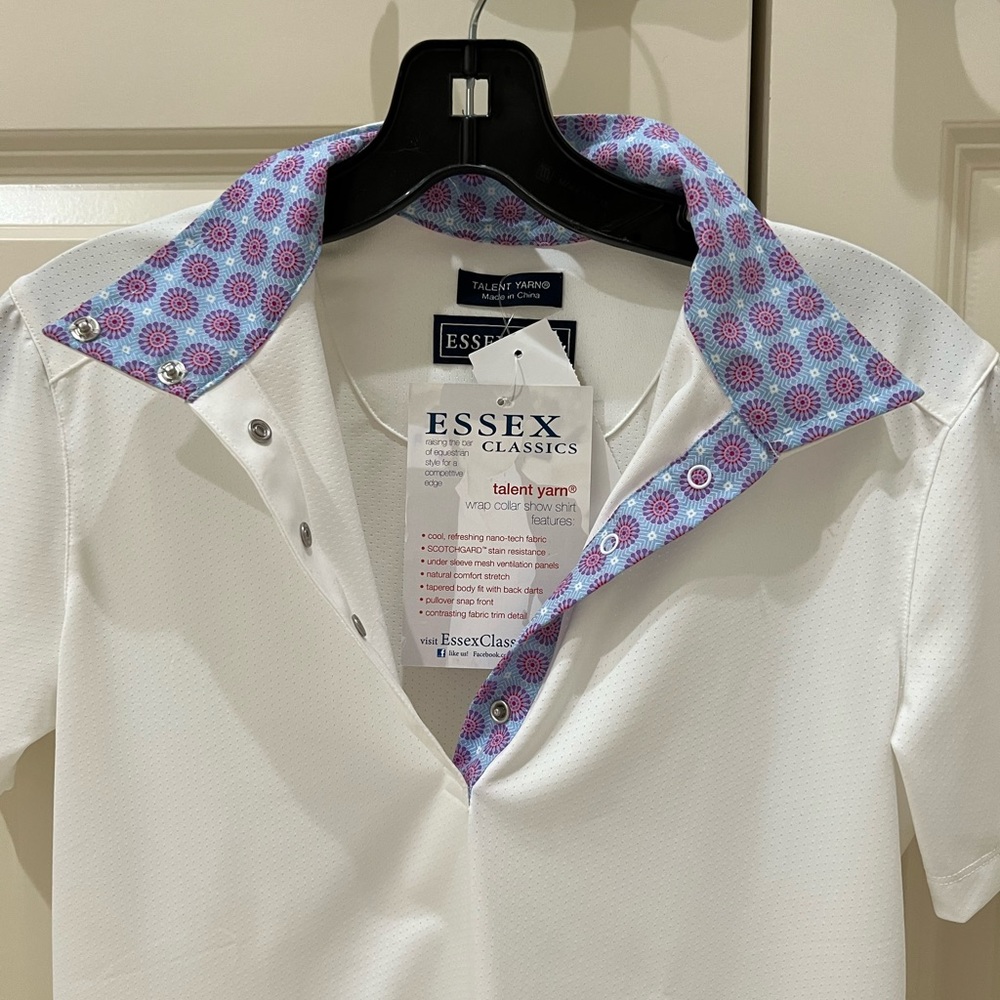 Essex Classics equestrian dressage riding show shirt